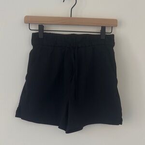 lululemon athletica Black High Waist Shorts